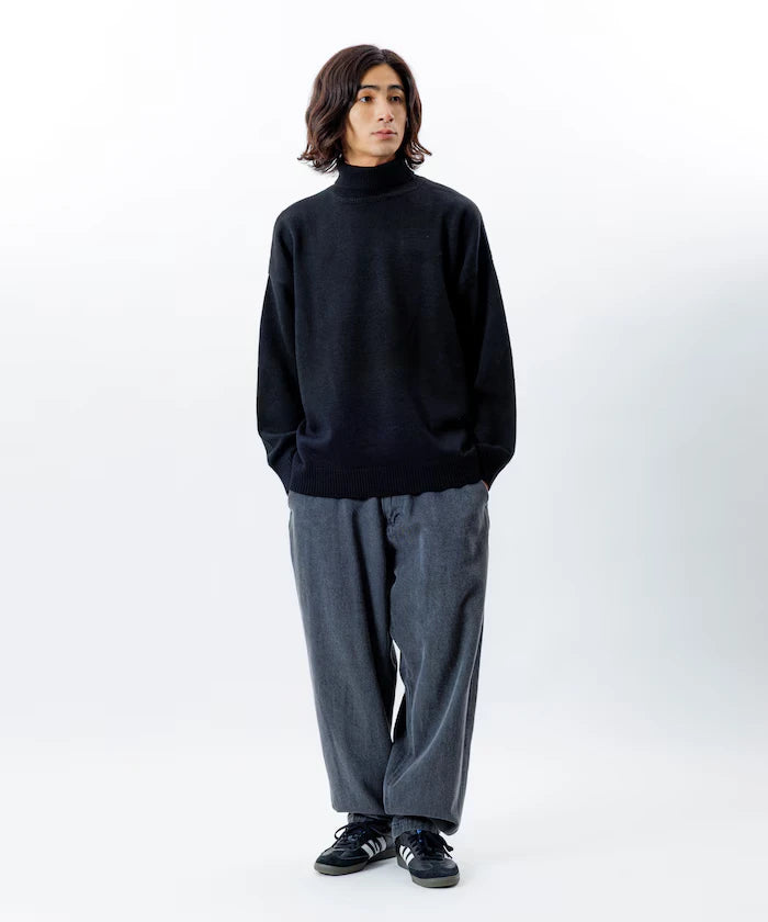 Relaxed Fit Easy Care Washable Turtleneck Knit