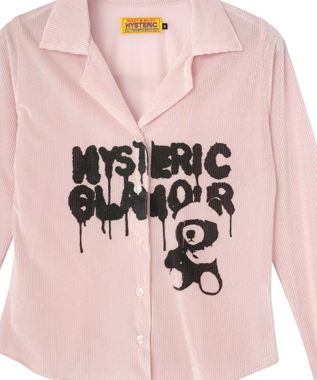 HYSTERIC TEDDY BEAR Velvet Tight Blouse