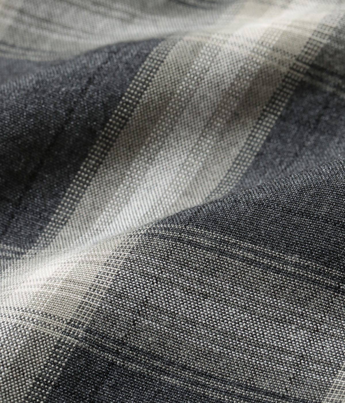 RAYON COVERT CHECK OPEN SHIRT
