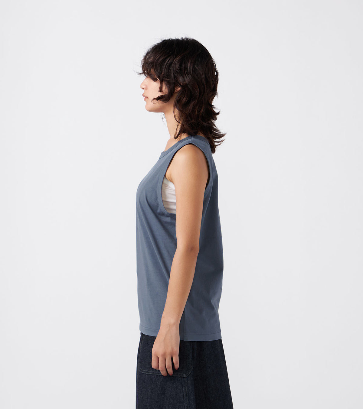 Garment Dyed Lettered Field Tank