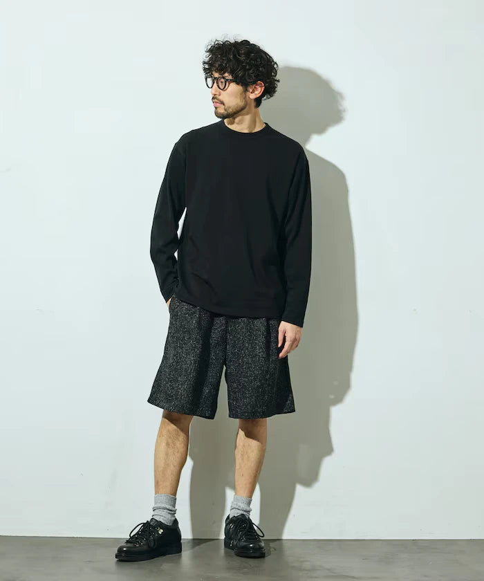 Summer Tweed Easy Wide Shorts / Compatible with Setup