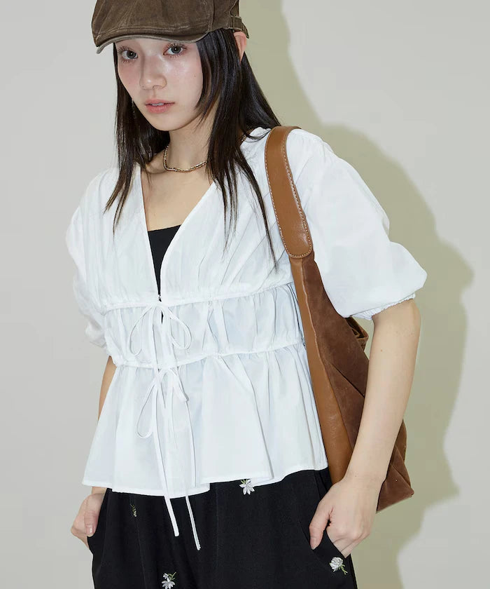 2WAY Shirring Blouse Limited Edition