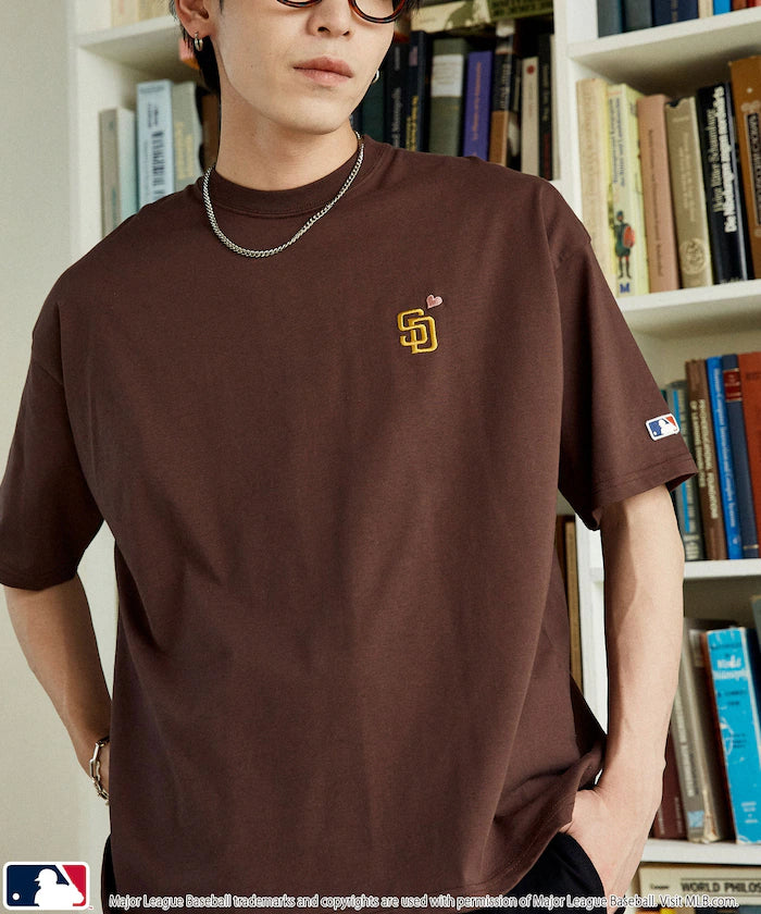 MLB Back Print Heart T-Shirt