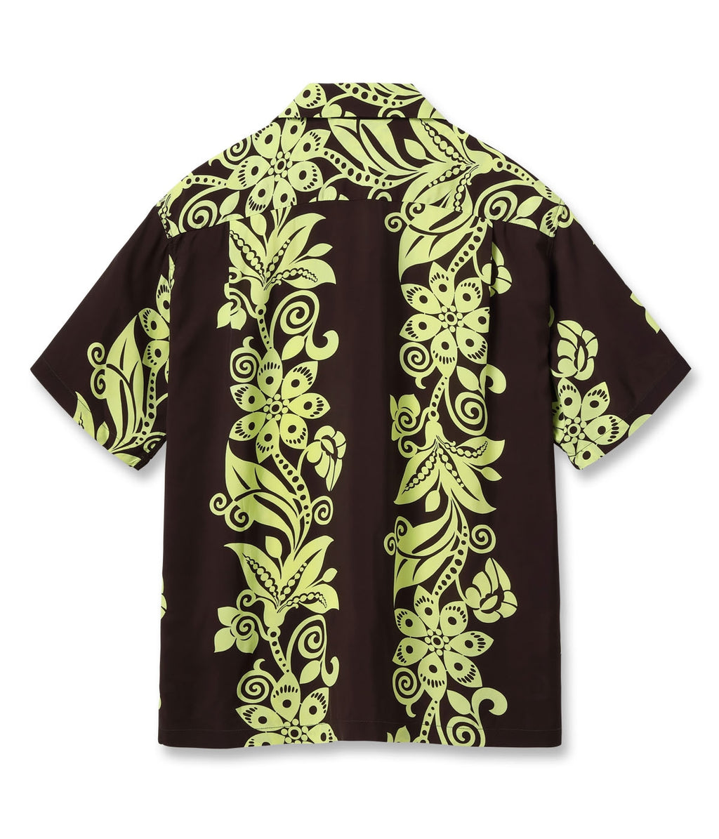 Rayon Hawaiian Shirt Pictograph Flower