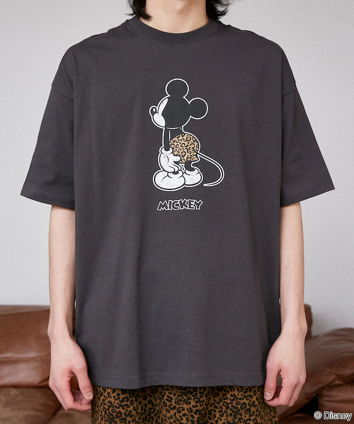 <Functional Material>Mickey Mouse & Minnie Mouse/Face T-Shirt Limited Edition