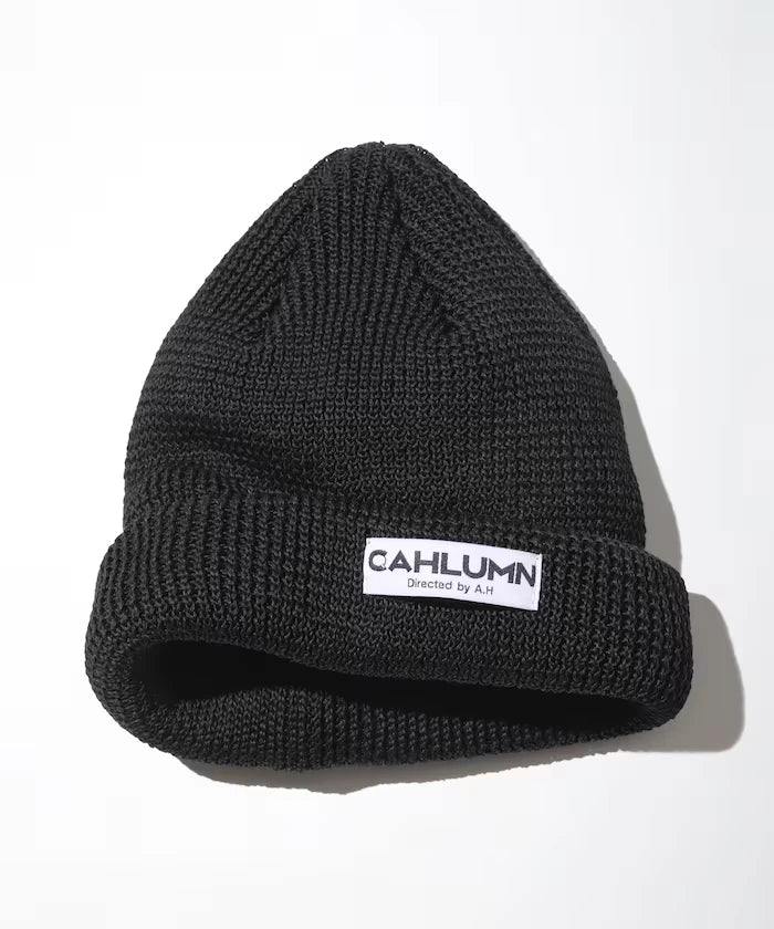 Straw Yarn Roll Knit Cap