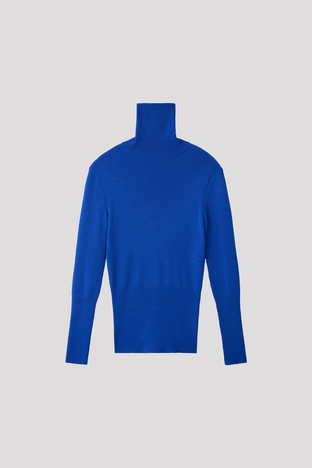 WOOL RIB HIGHNECK TOP