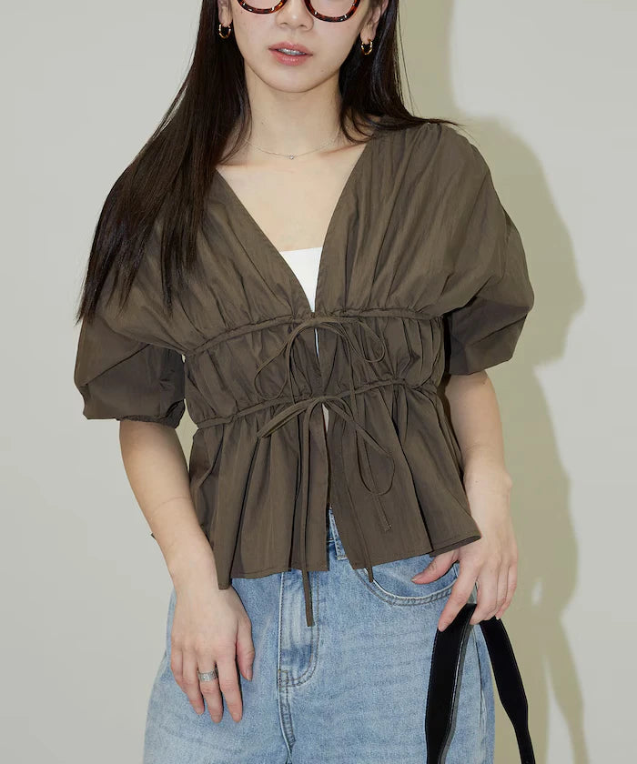 2WAY Shirring Blouse Limited Edition