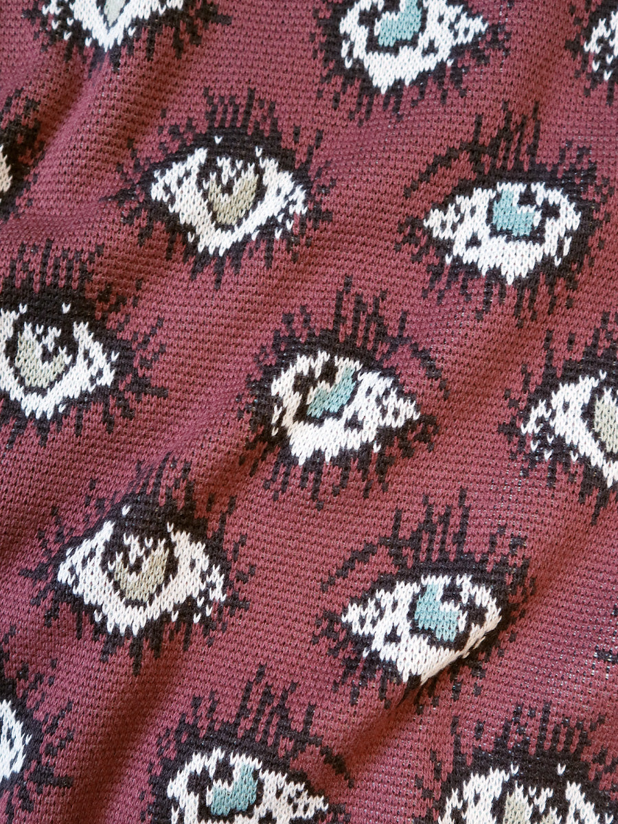 8G Jacquard Knit SPEAKEASY Pattern Vintage...