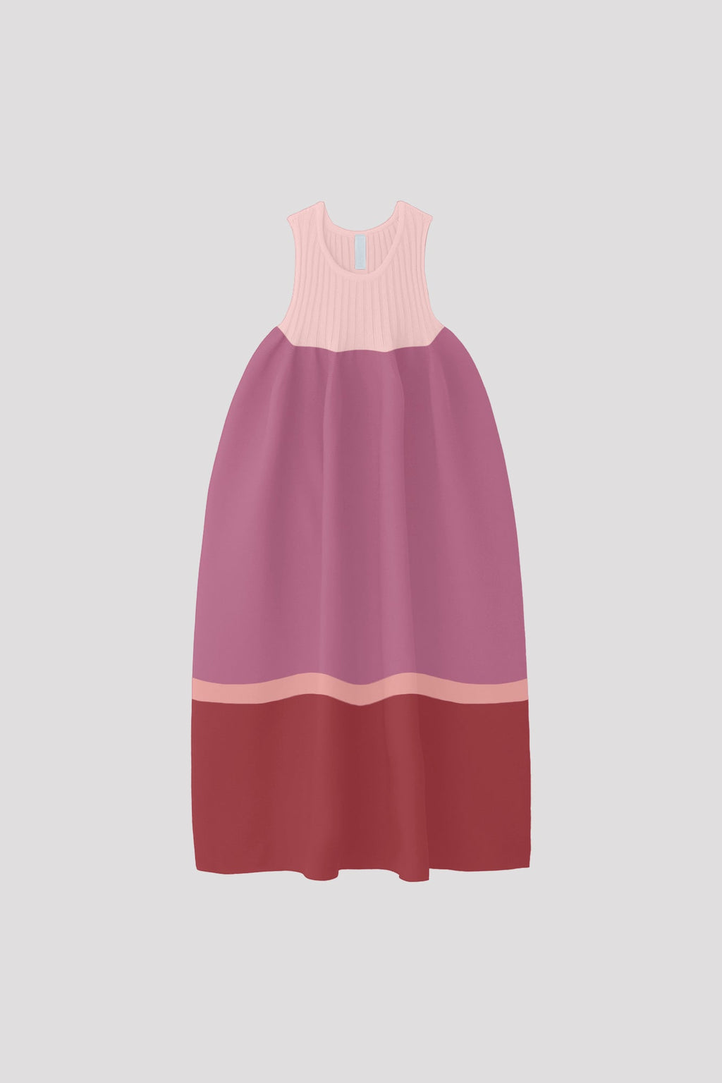 POTTERY SLEEVELESS BUST FLARE DRESS