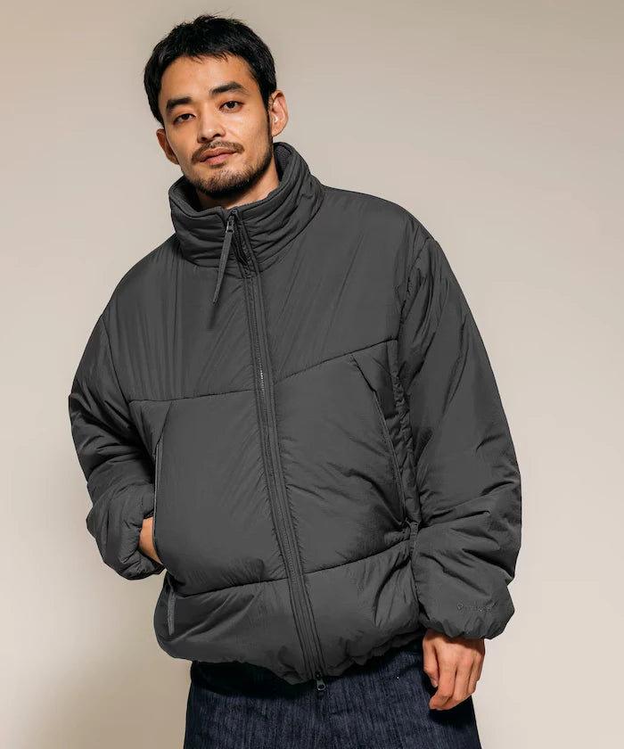 PRIMALOFT PUFF JACKET / Primaloft Stand Collar Puff Jacket / Insulated Blouson