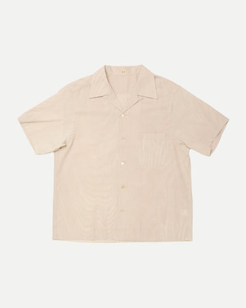 LOT.113 OPEN COLLAR SHIRT