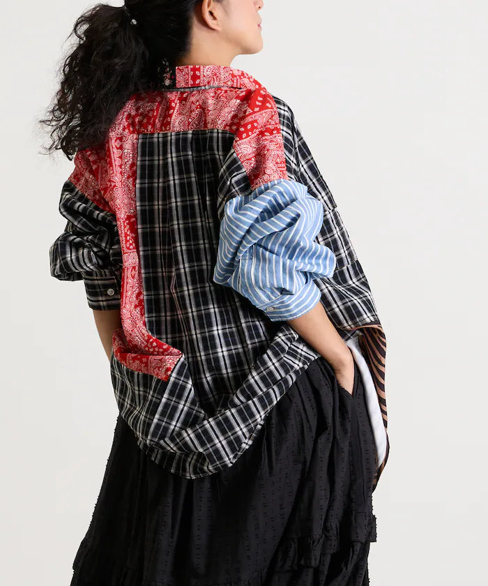 Patchwork Big Shirt
