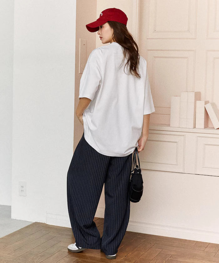 <Functional Material> Genteel Rabbit Print T-Shirt Limited Edition