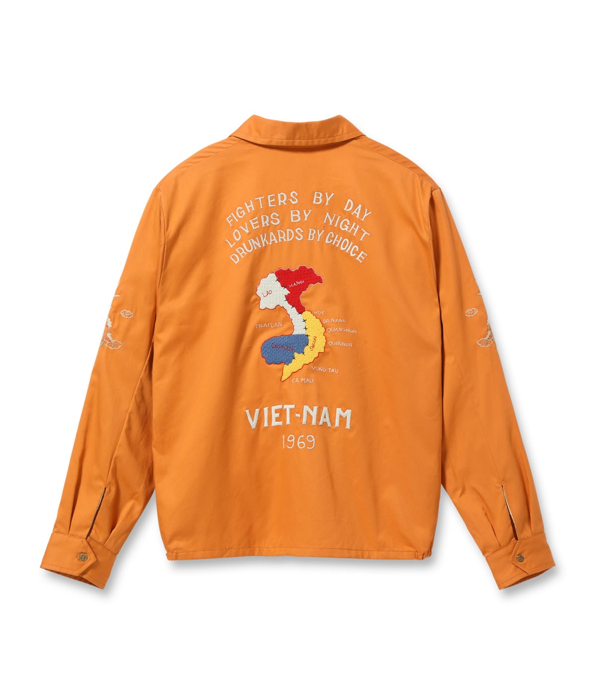 Late 1960s Style Cotton Vietnam Jacket “VIETNAM MAP”