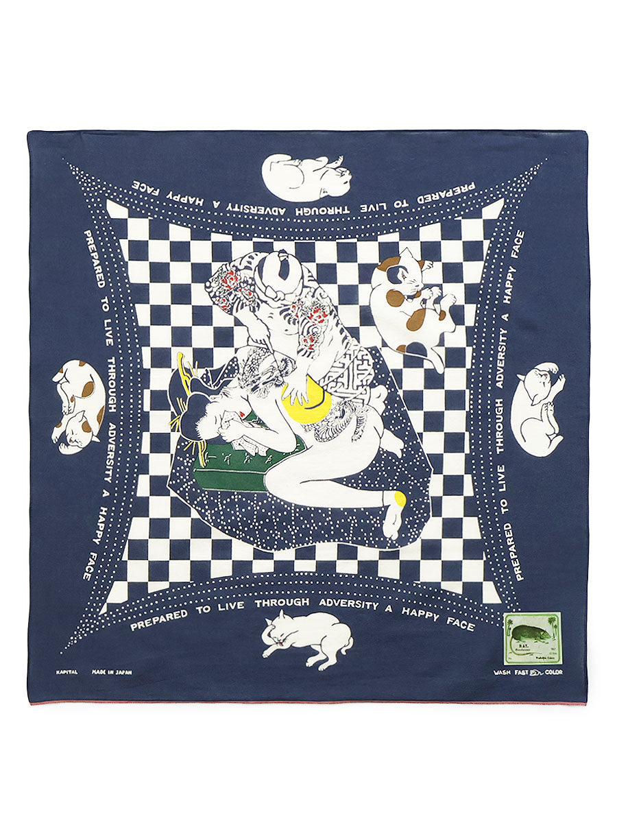 fastcolor selvage bandana (RAINBOWY NO WOMAN...