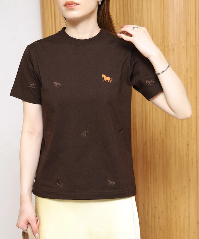 Organic Cotton Allover Embroidery T-Shirt