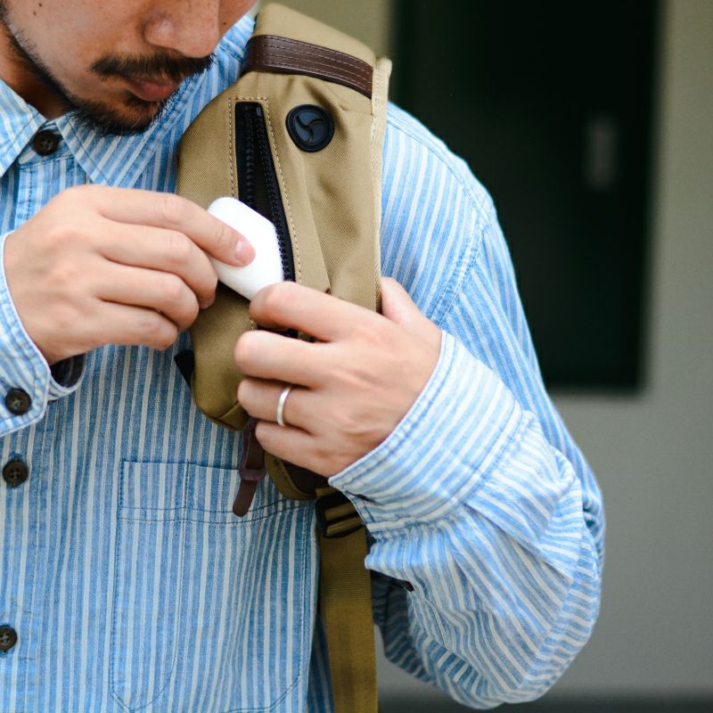 CORDURA DOBBY 305D 3WAY BACK PACK sizerS/KHAKI