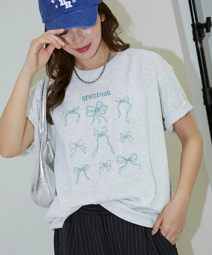 Ribbon Embroidery T-Shirt Limited Edition