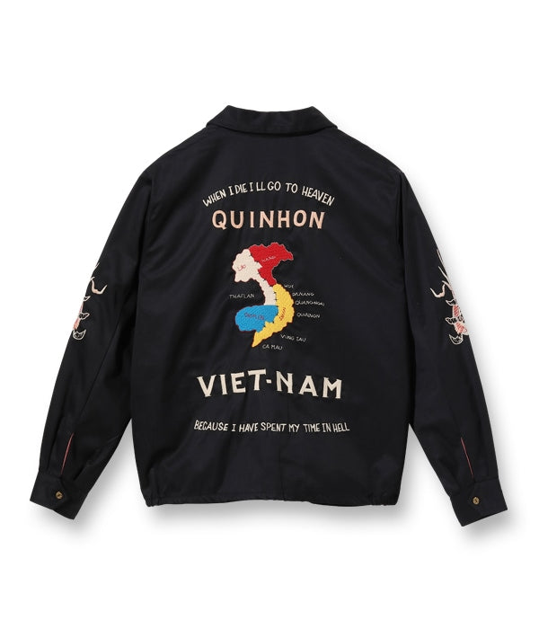 Late 1960s Style Cotton Vietnam Jacket “VIETNAM MAP”