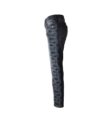 Snake Loop Skinny Denim Pants