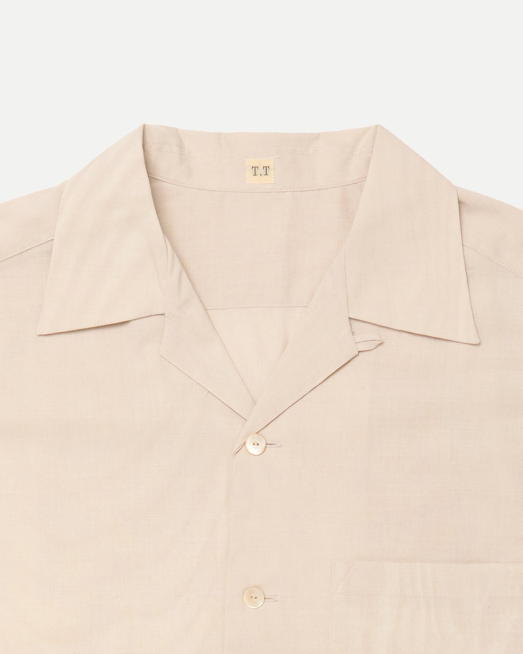 LOT.113 OPEN COLLAR SHIRT