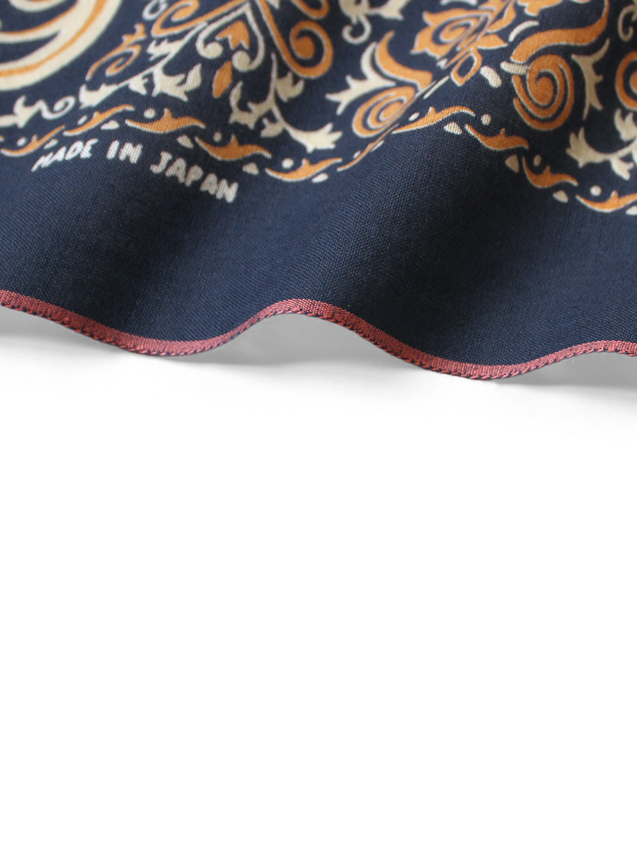 fastcolor selvedge bandana (ANTLER NAJA) 15x15