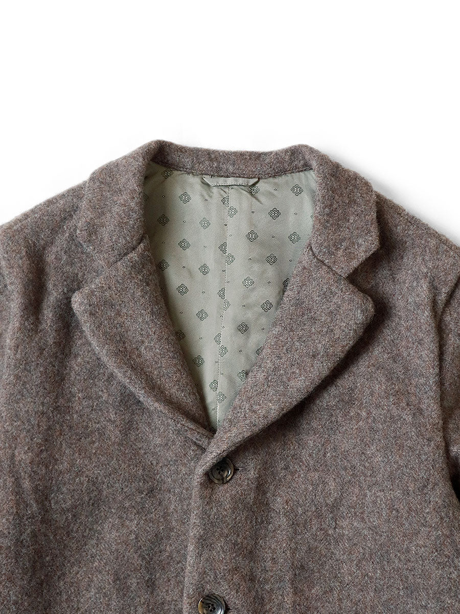 Shrunken Herringbone Wool Hospital JKT