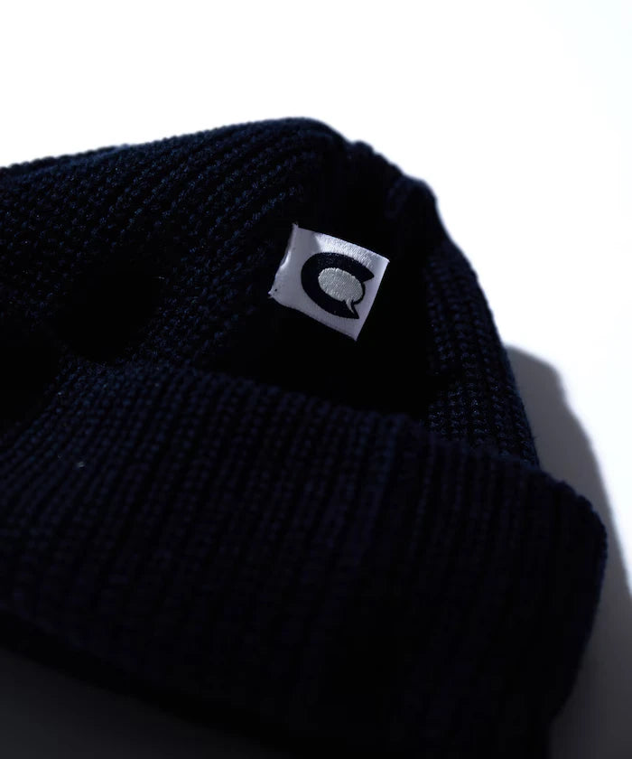 Cotton Linen Roll Knit Cap