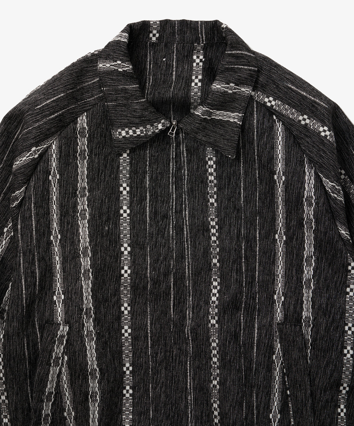 watahiko zip up blouson black