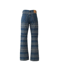 Scratch Flare Denim Pants