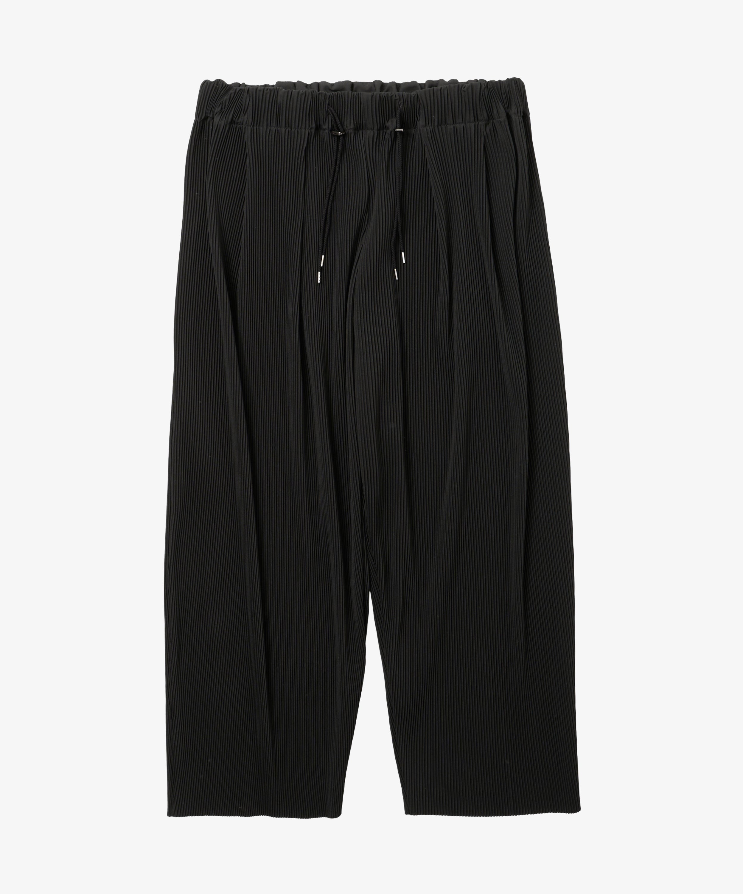 circular pants pleats black