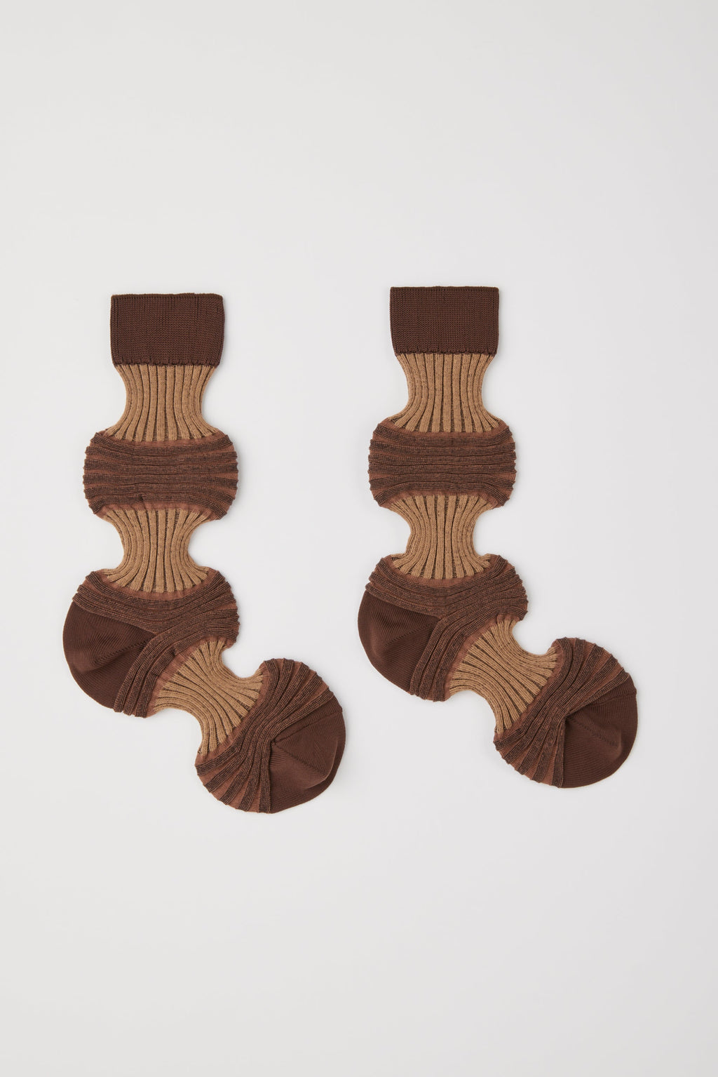 GARTER RIB SOCKS