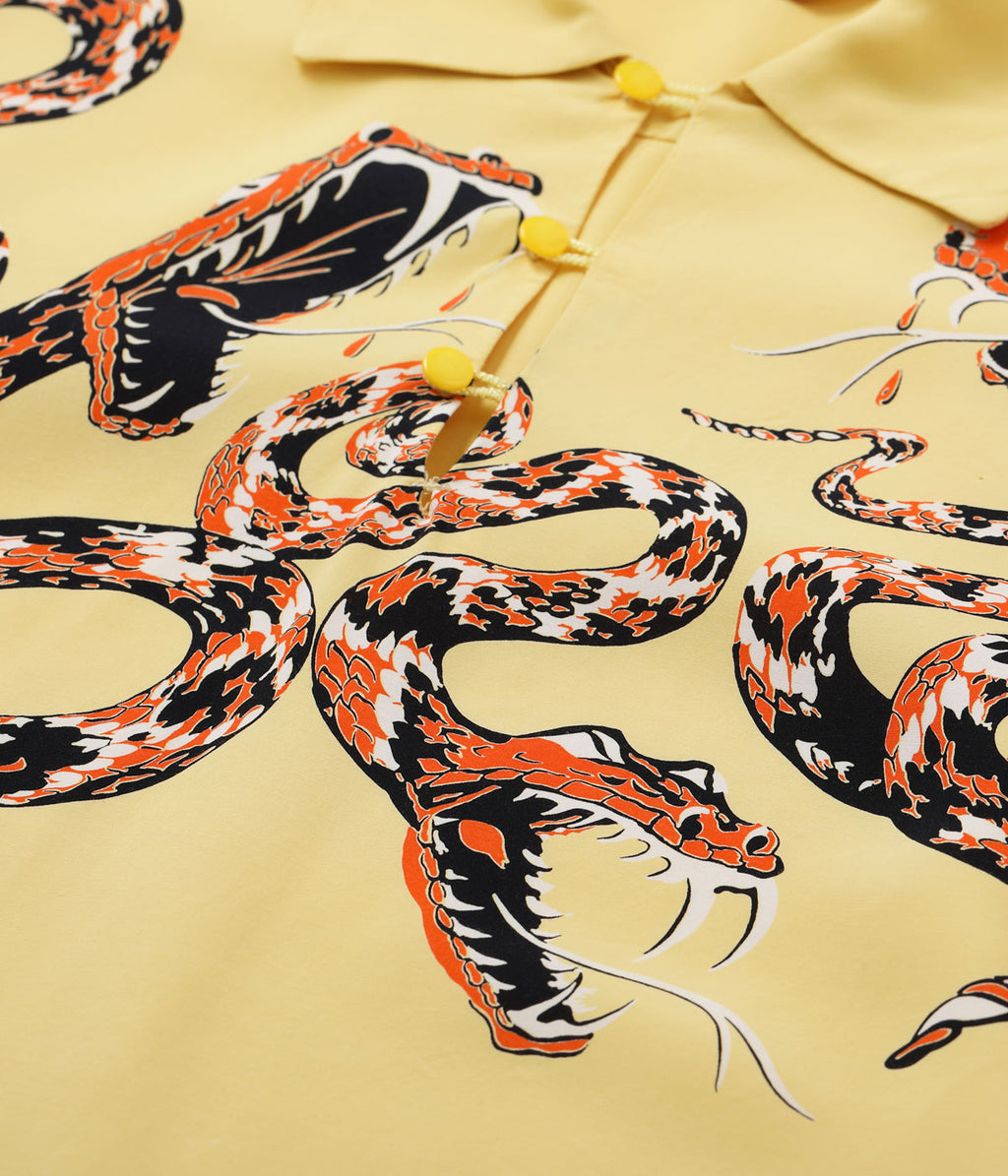 HIGH DENSITY RAYON PULLOVER SHIRT “RATTLE SNAKE”