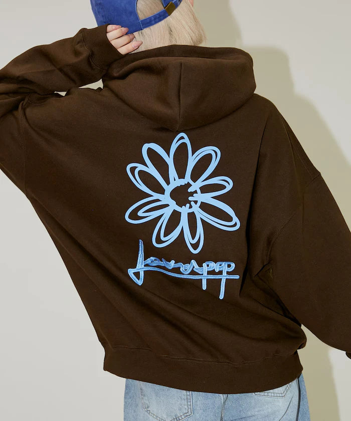 LOVE POP STUDIO FLOWER GRAPHIC HOODIE【Limited Edition】