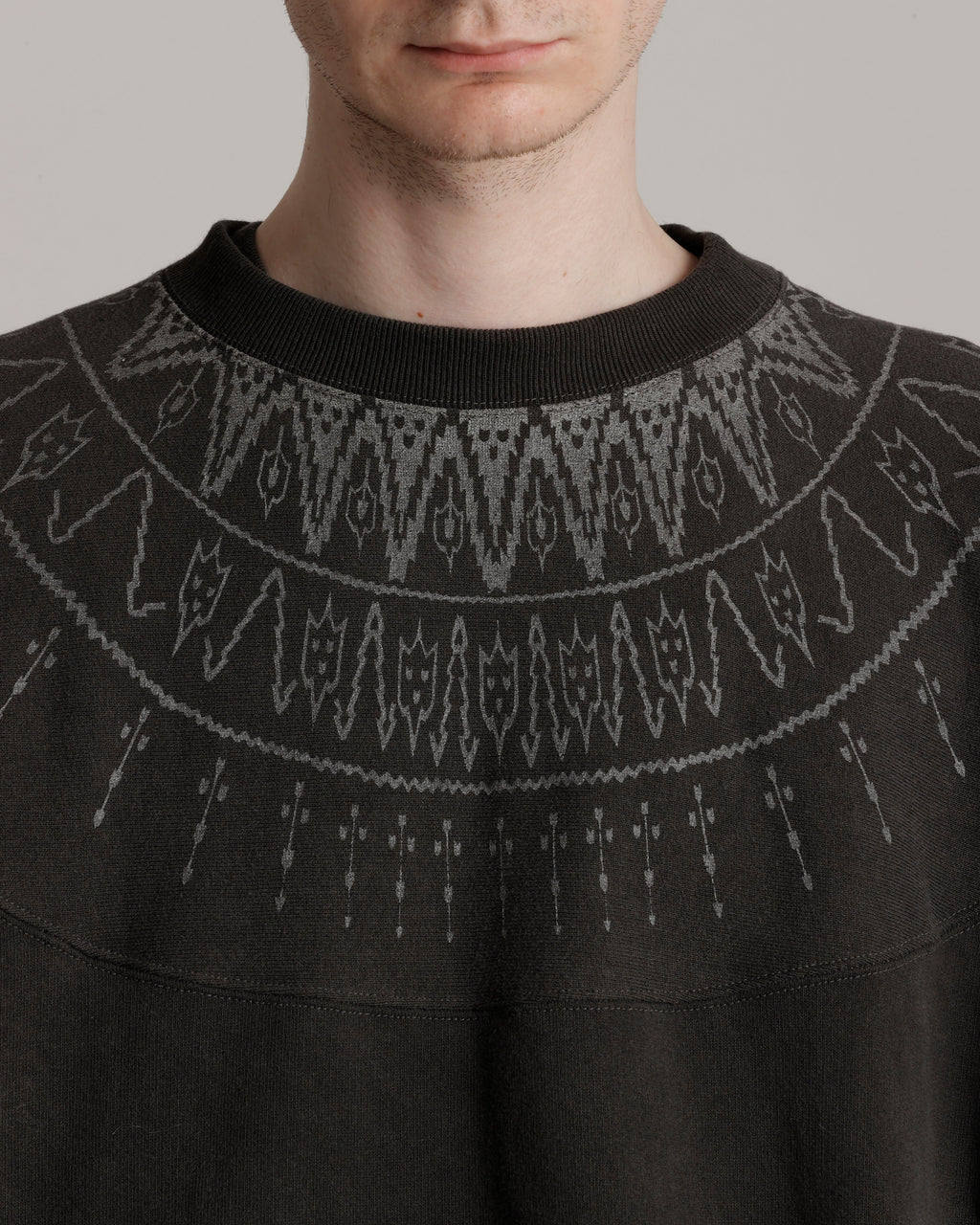 LOT.624 NORDIC PATTERN SWEATSHIRT
