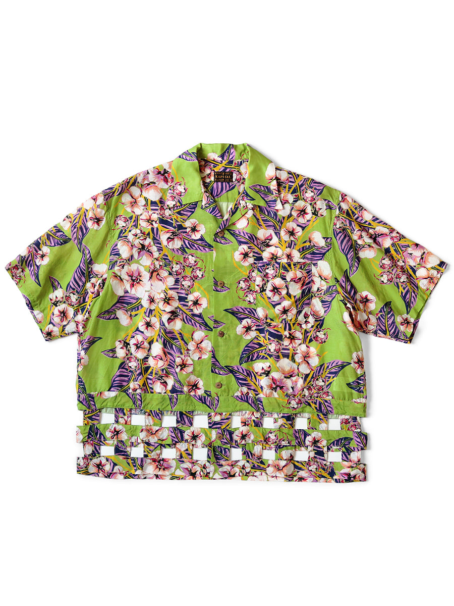 Silk Rayon Cotton Flower Pattern Windpe...