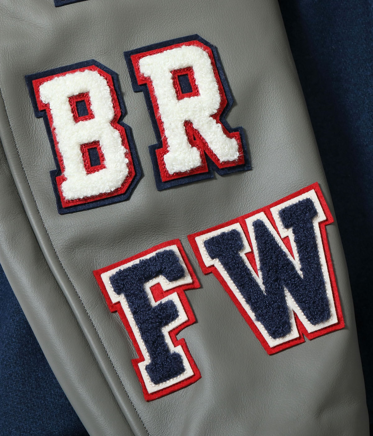 30oz. WOOL MELTON AWARD JACKET “BLUE PECKERS” (NAVY)