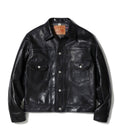 BLACK HORSEHIDE LEATHER JACKET 1953 MODEL