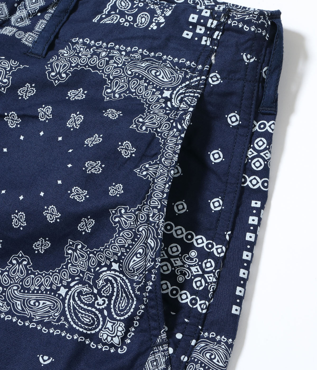 NATIVE AMERICAN BANDANA PATCHWORK PRINT WORK SHORTS