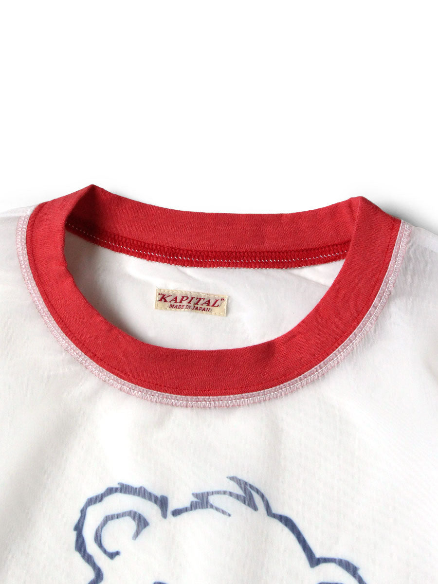 Sheer Jersey × 20/- Jersey Ringer T (PECKISH Little Be...