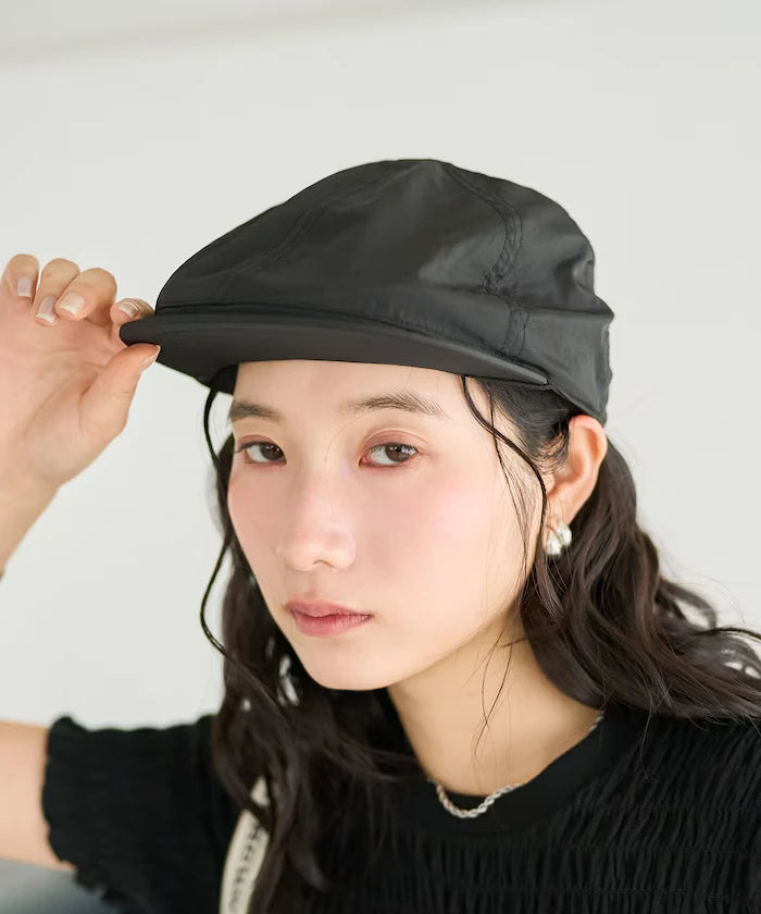 Nylon Newsboy Cap