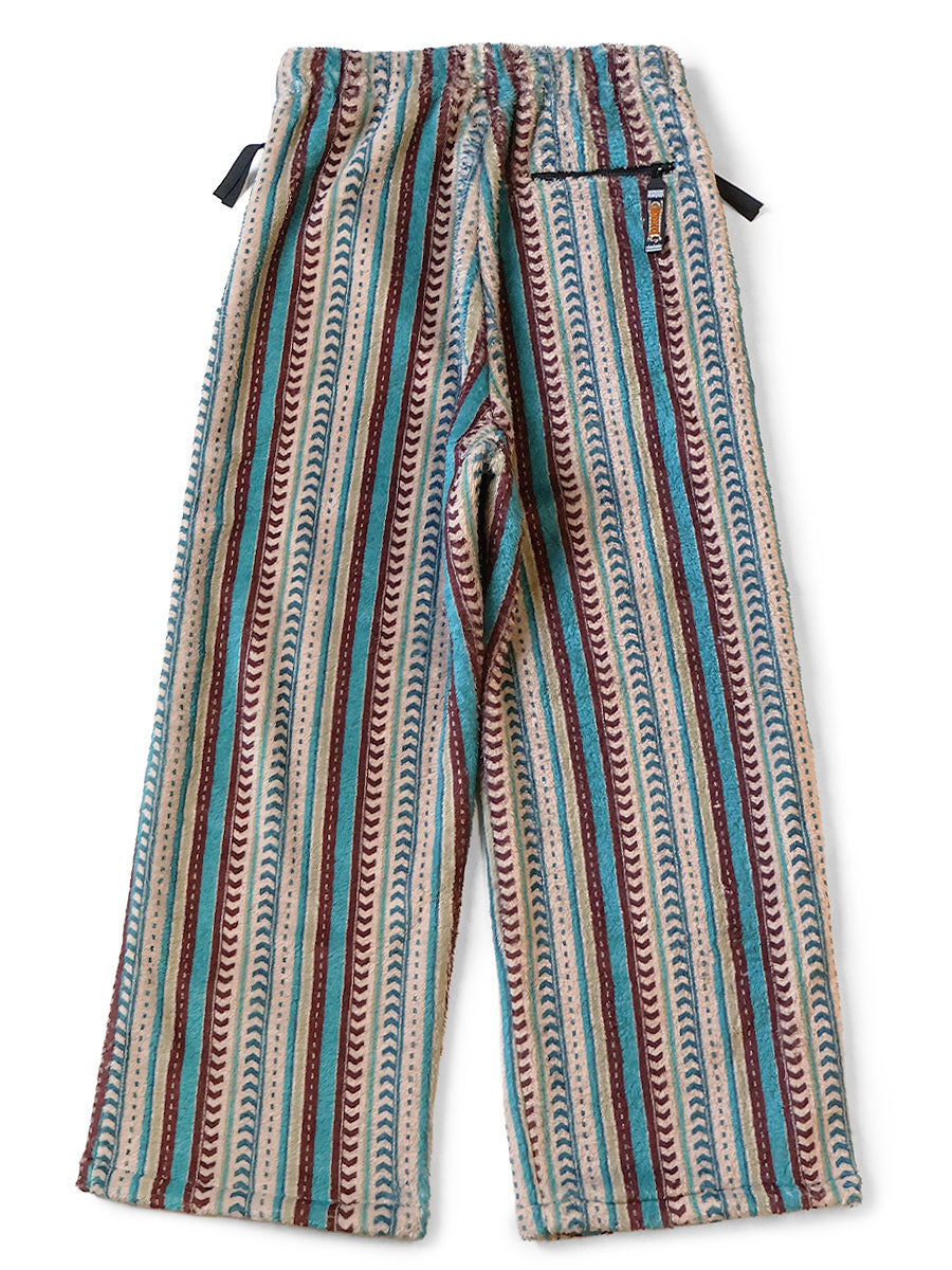 Columbia Stripe Pattern Fleece Easy Straight Pants