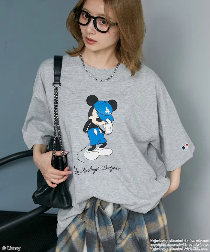 MLB/MICKEY MOUSE/Exclusive Print T-Shirt Limited Release