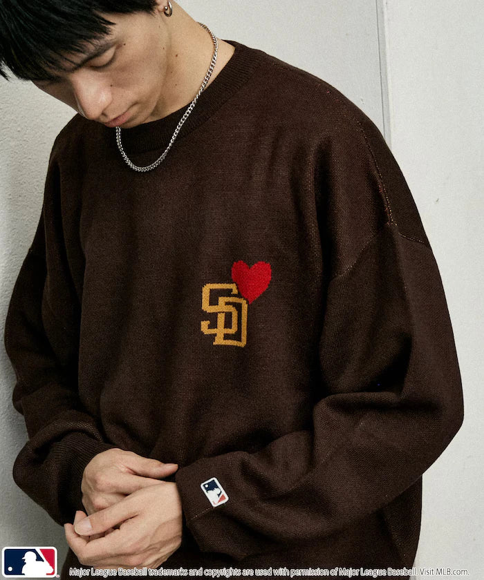Custom HEART LOGO KNIT