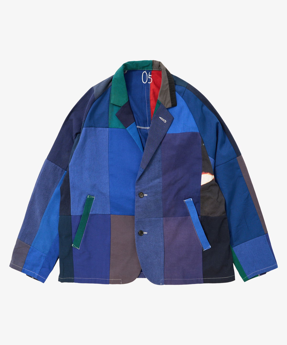 veste two button denim five