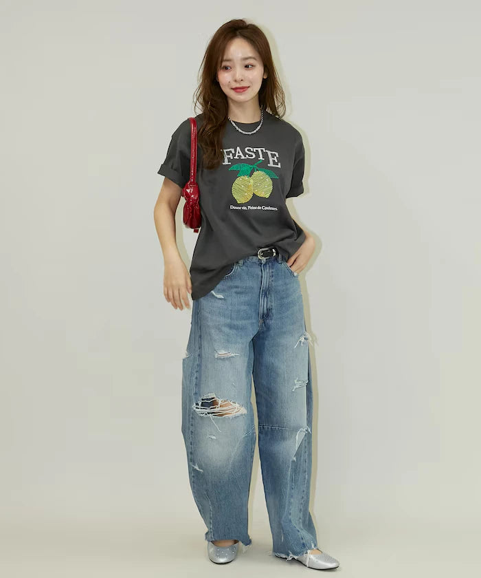 Lemon Embroidery T-shirt Limited Edition