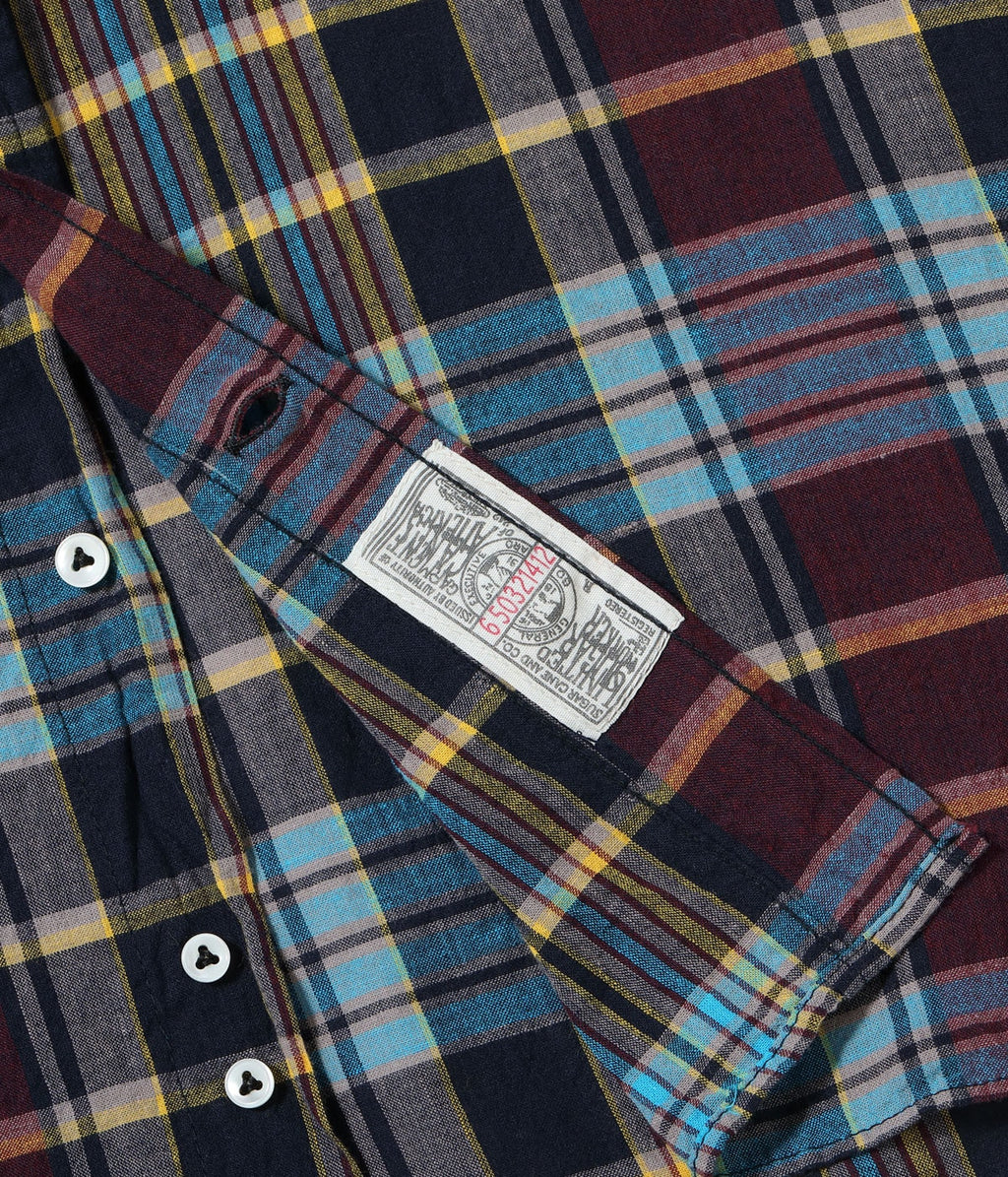 INDIA MADRAS CHECK BUTTON DOWN SHIRT
