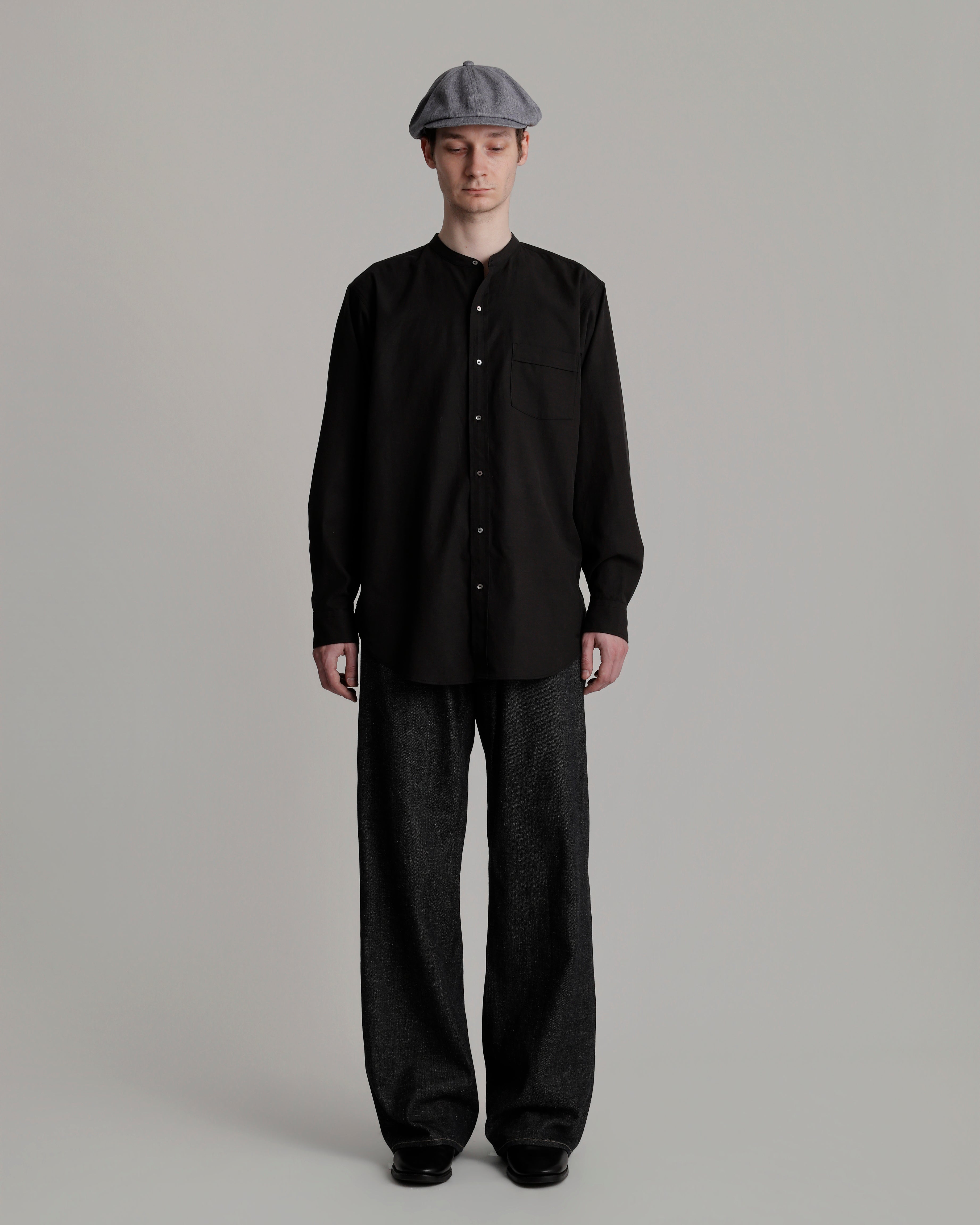 LOT.104 BAND COLLAR SHIRT