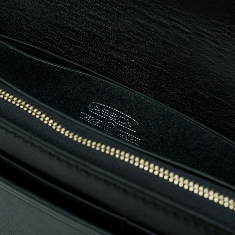 OILED ANTIQUE LEATHER LONG WALLET/ CAMEL